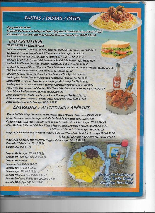 La Delphina Bed And Breakfast Bar And Grill La Ceiba Buitenkant foto